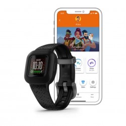 Garmin vívofit jr. 3 – Black Cosmic & Peach Leopard